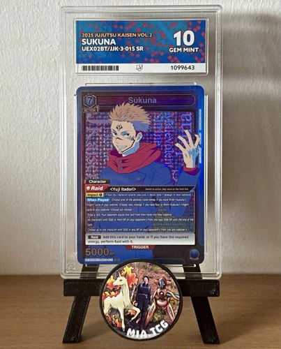 ACE 10 Union Arena Jujutsu Kaisen JJK Satoru Gojo and Sukuna Graded Card Bundle