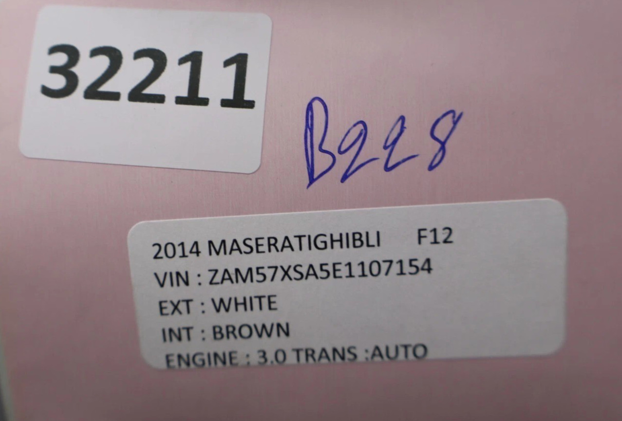 14-17 Maserati Ghibli Transmission Floor Shifter Gear Selector Box 670013534 Oem