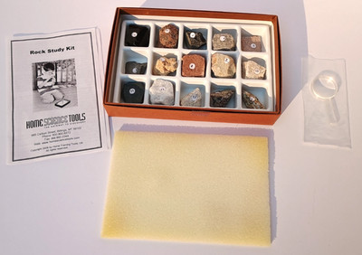 Rock Study Kit Home Science Tools Homeschool Earth Science Geology 15 Varieties