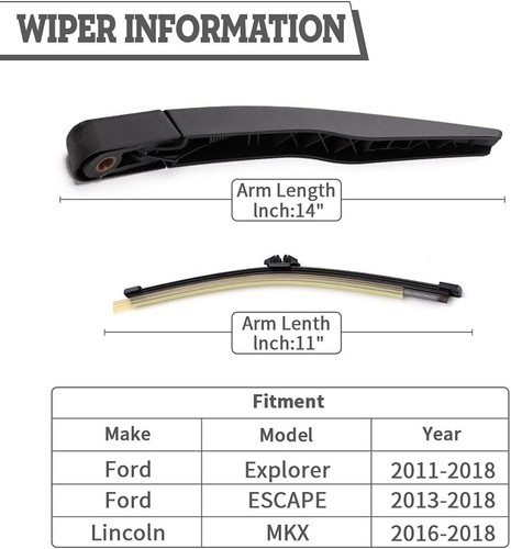Rear Wiper Blade For Ford Fiesta 2009 2010 2011 2012 Zambia