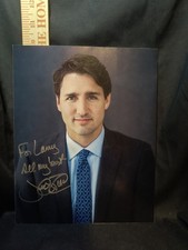Justin Trudeau Rare, Inscribed Hand Signed, Prime Minister Of Canada W/Envelope 