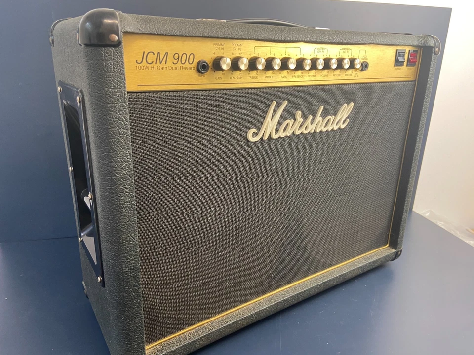 Marshall JCM 900 Model 4102 100-Watt Hi Gain Dual Reverb 2x12 Combo. Serviced - Image 2 of 4