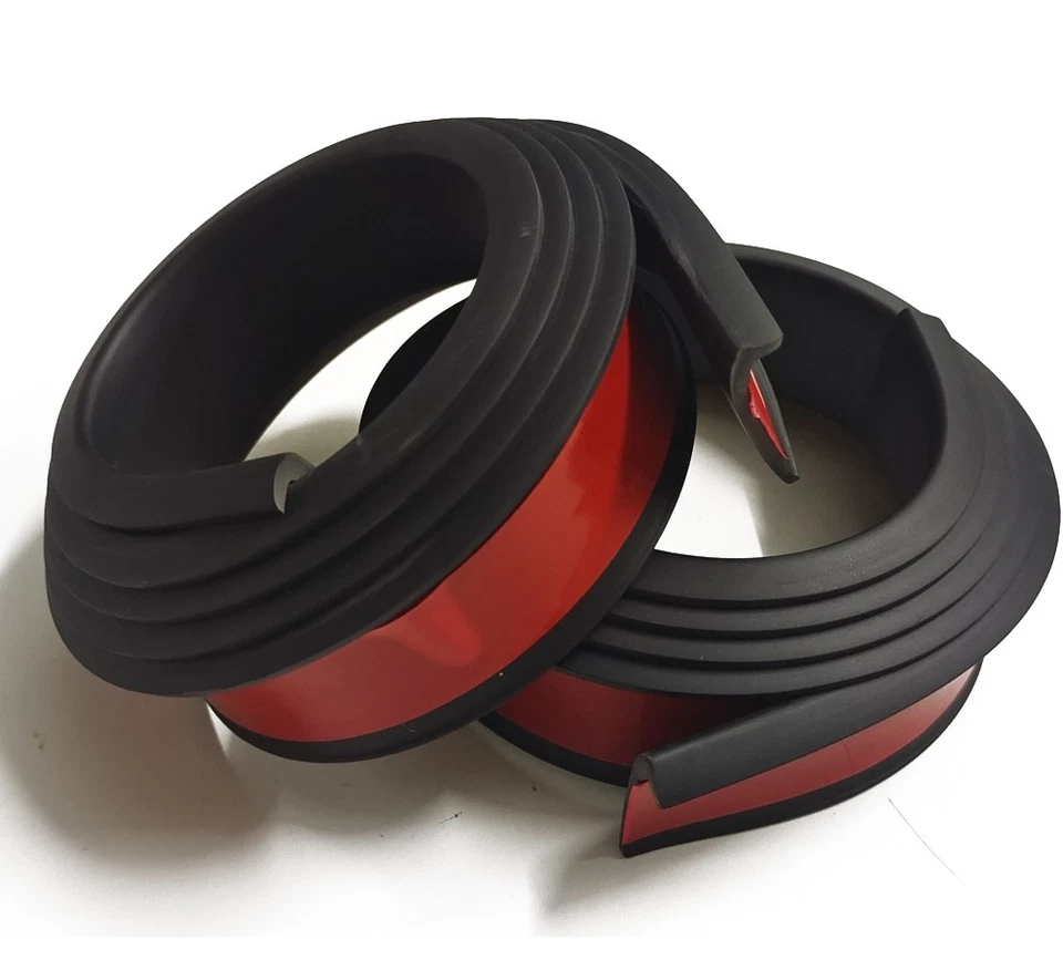 4x Fender Flares Car Wheel Arch Trim Extension Moulding Tyre Eyebrow Trim Strip - Image 4 of 4