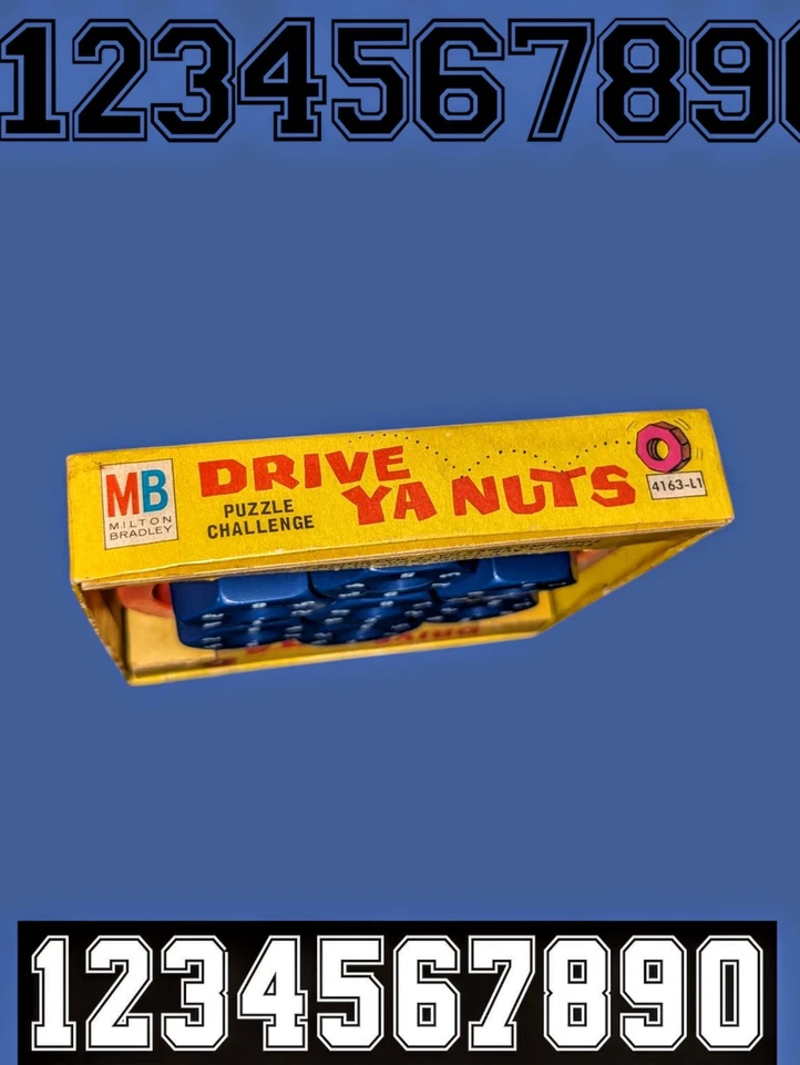 1970 MILTON BRADLEY Drive Ya Nuts MATCHING NUMBER Puzzle Game New In Box NOS - Image 3 of 4