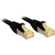 Image of LINDY 47316 Network cable CAT 6a S/FTP Black 30m RJ45 patch cable
