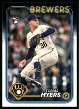 2024 Topps Update #US299 Tobias Myers RC Milwaukee Brewers 57181
