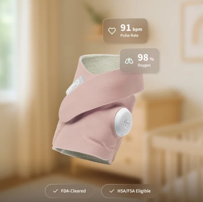 Owlet Dream Sock Baby Monitor Heart Rate Oxygen WiFi 1.9GHz