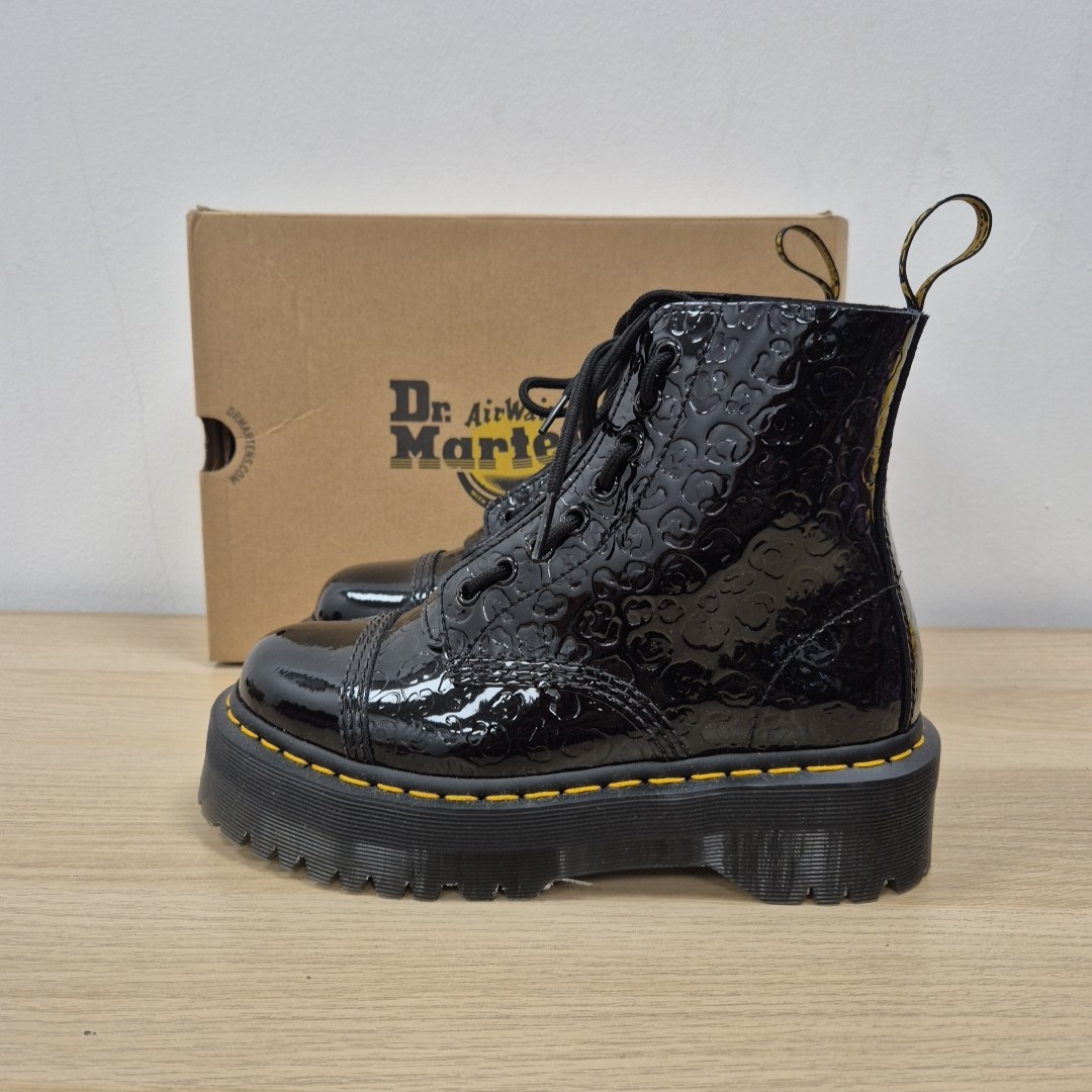 Dr. Martens SINCLAIR LEOPARD ブラック 4 UK Dr. Martens