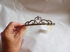 Vintage HEART Tiara Crown 1950s WITH ATTACHED COMBS