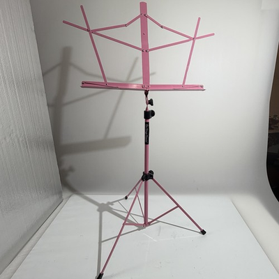 #ad Music Stand Foldable Portable On Stage Pink Compact $18.00