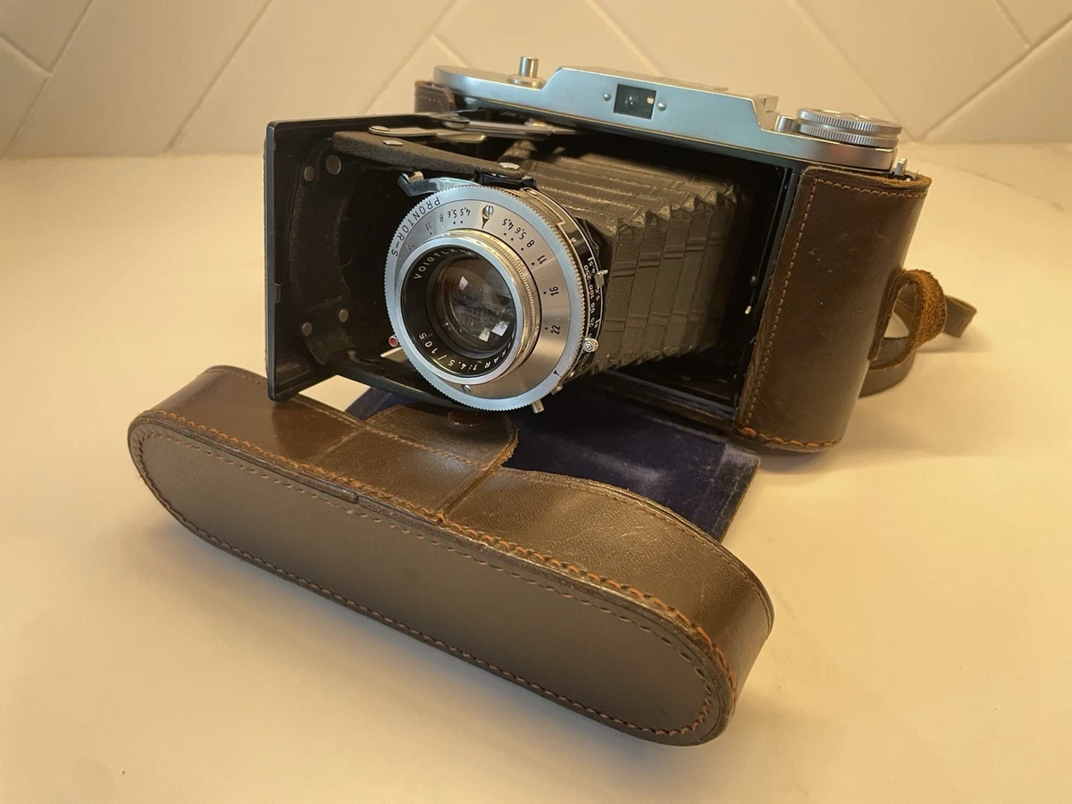Voigtländer Bessa I Folding Camera With Vaskar 1:4.5 / 105 Prontor-sv