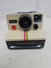 Polaroid SX-70 One Step Rainbow Untested Stripe Instant Film Land Camera Vtg