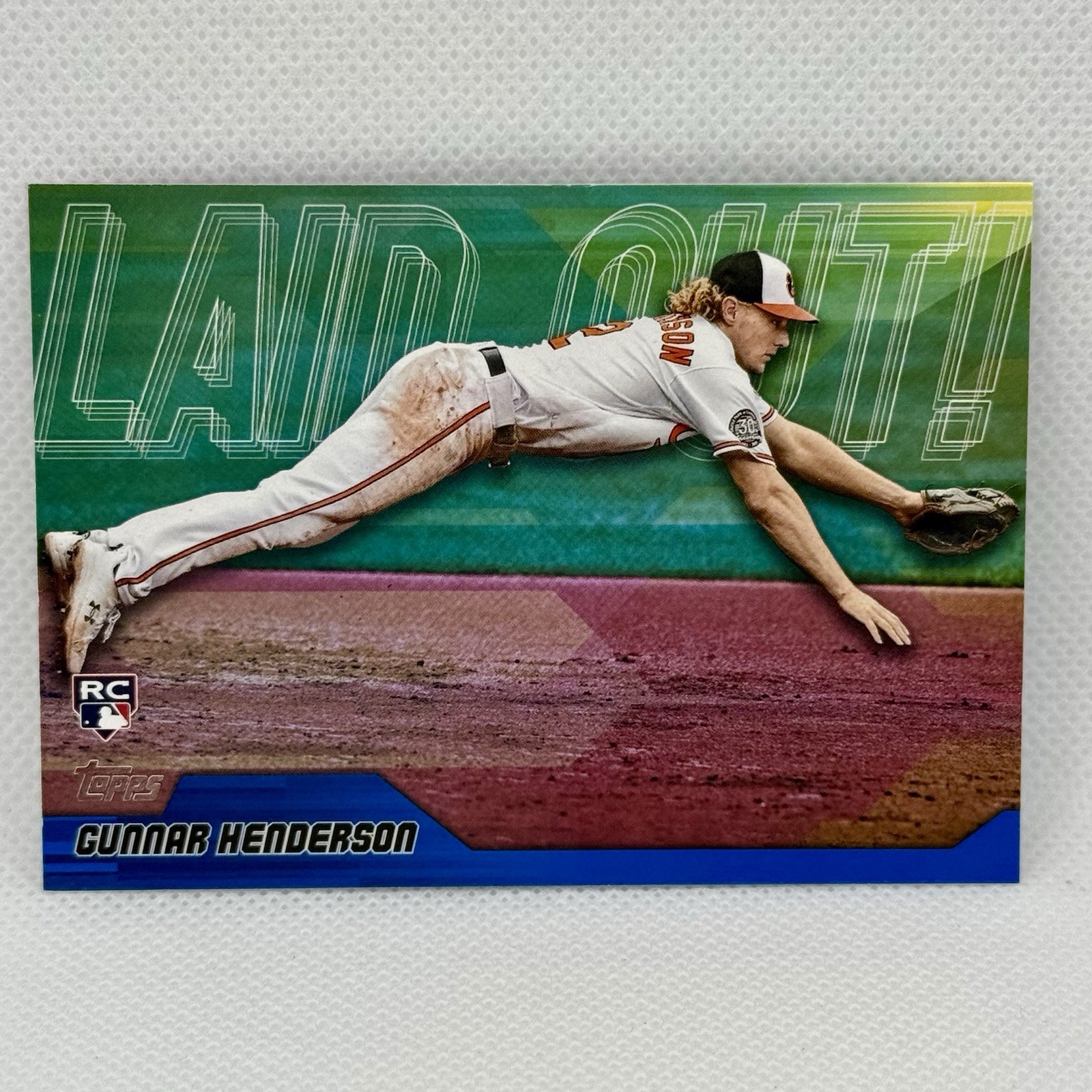 Gunnar Henderson Rookie SP 2023 Topps Update Laid Out BLUE /600 - Orioles (RC)
