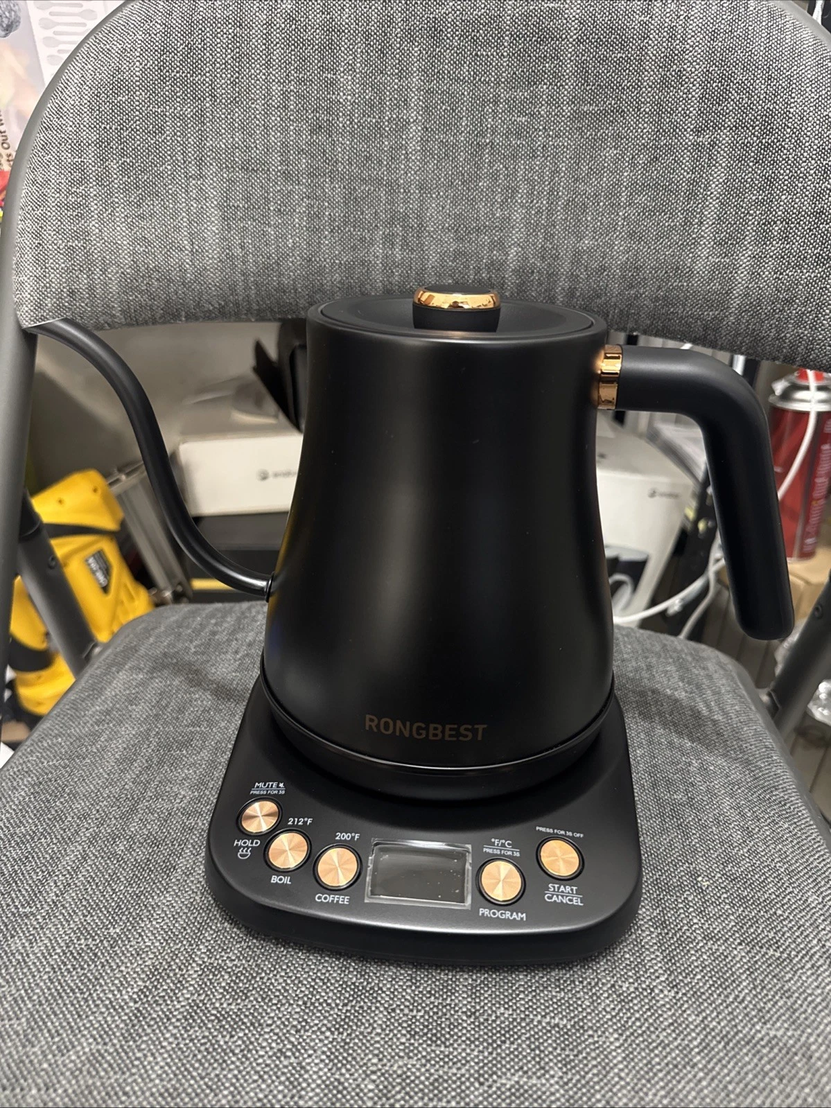 RONGBEST Electric Gooseneck Kettle 1L, 6 Temperature Control Presets
Opens in a new window or tab