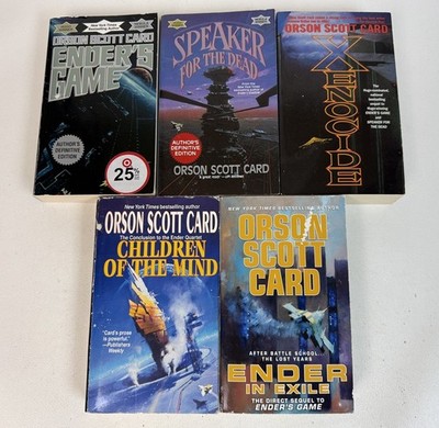 Orson Scott Card Lot 5 Enders Game Speaker Dead Xenocide Children Mind in Exile