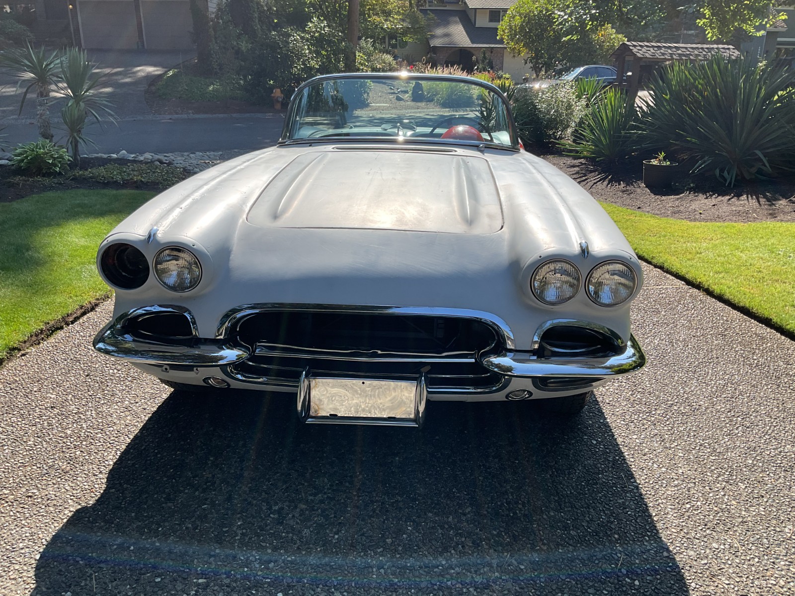 1962 Gray Primer Chevrolet Corvette   | C1 Corvette Photo 5