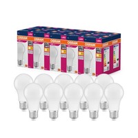 Osram LED Lampe E27 806 Lumen Warmweiß 2700K 10Er-Pack Ersatz 60W GlüHbirnen
