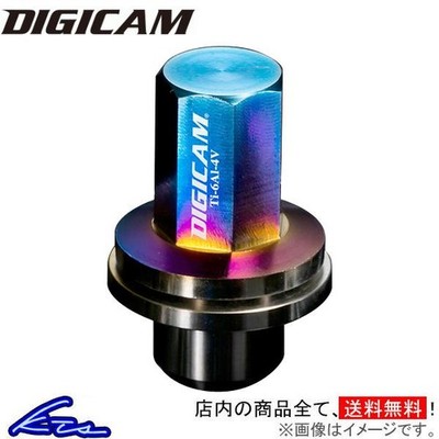 Digicam Titanium Racing Lug Nuts  43.5mm 1.71'' Set of 20 for Toyota Genuine Rims