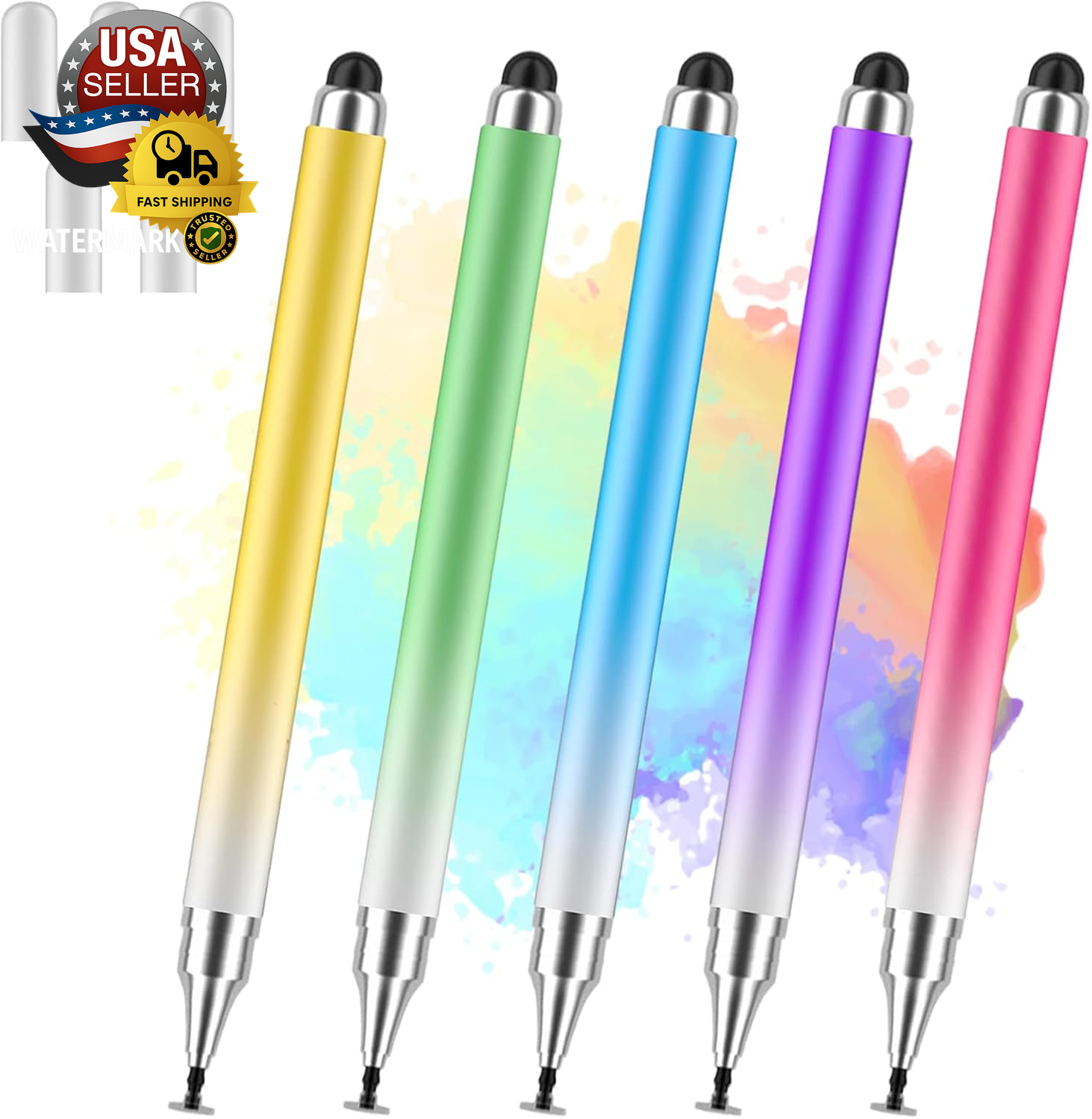 Universal 2-in-1 Stylus Pen for iPad & Touch Screens with Precision Tip-image