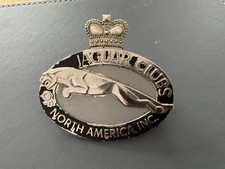 VINTAGE JAGUAR  NORTH AMERICA CLUB OWNERS MEMBERS BADGE  AS SHOWN