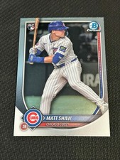 Matt Shaw 2025 Bowman Chrome Rookie RC #46 CHC Cubs