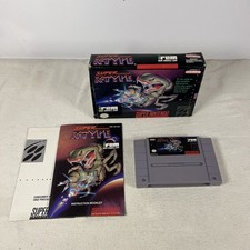 Super R-Type (Super Nintendo Entertainment System, 1991) CIB Manual Box Game