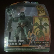 Marvel Legends Son of Hulk Fin Fang Foom Green Action Figure Build-A-Figure