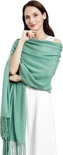 Soft Cashmere Blend Wrap with Tassels Pashmina Stole Shawl for Women Wayfarer Tr