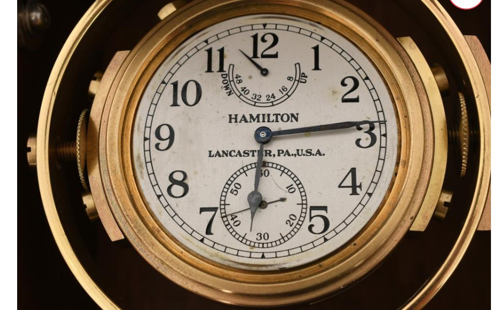Hamilton Watch model 22 Deck Chronometer Watch ra… - image 6