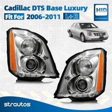 For 2006-2011 Cadillac Dts Hidxenon Projector Headlights Assy Wo Bulb Lr Pair