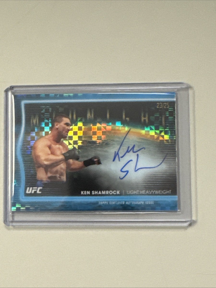 2025 Topps Midnight UFC Ken Shamrock Horizon Signatures Moonrise