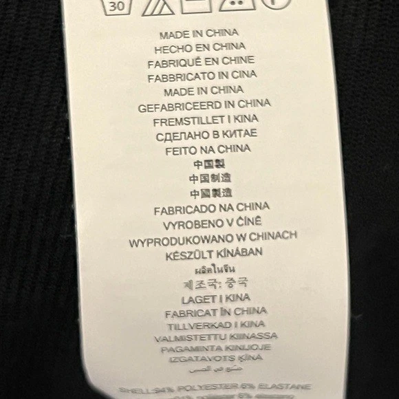 Abito donna MICHAEL KORS nero scollo a V avvolgente davanti manica svasata vita fumè