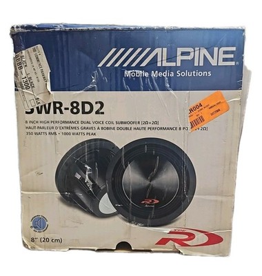 Alpine Type-R SWR-8D2 8'' Subwoofer