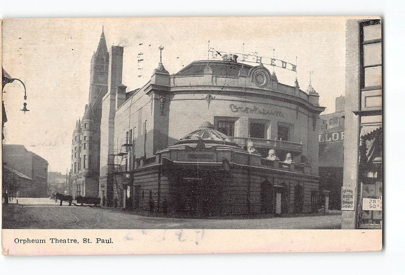 St. Paul Minnesota MN Postcard 1910 Orpheum Theatre