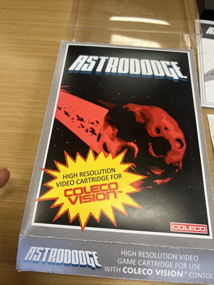 COLECOVISION ASTRODODGE HOMEBREW RARE COMPLETE IN BOX CIB SHOOTER - Image 2 of 4