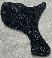 Custom For Gibson Les Paul Junior 1958 DC Style Guitar Pickguard Black Pearl
