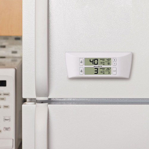 AcuRite 00986M Refrigerator/Freezer Wireless Digital Thermometer 2 AAA 4 AA - Picture 5 of 6
