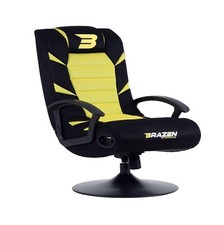 BraZen Pride 2.1 Bluetooth Surround Sound Gaming Chair. Yellow Or Red