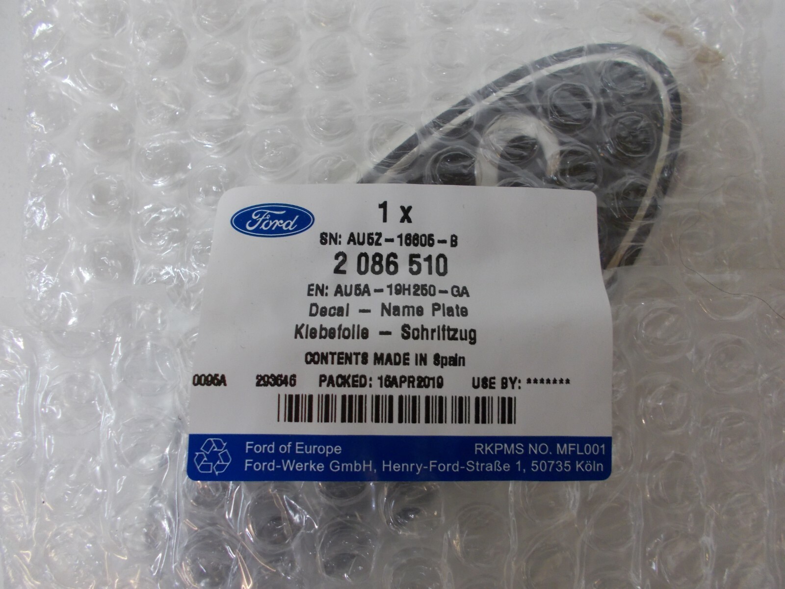 2086510 эмблема ford