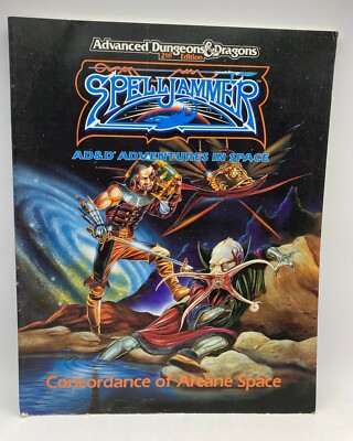Advanced Dungeons & Dragons Spelljammer Concordance of Arcane Space