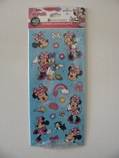 Hallmark Disney Stickers MINNIE MOUSE DAISY DUCK Prismatic 2 Sheets NIP