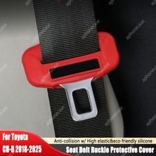 Seat Belt Buckle Cover 5pcs Silicone Seat Belt Clips Sleeve For Toyota Ch-r