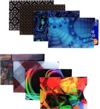 RFID Blocking Credit Card Protector Sleeves 8-Pack - Contactless Card Security H