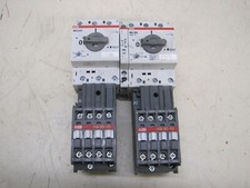 Lot Of 2 ABB MS325 Manual Motor Starter With A9-30-10 Contactor FREE SHIPPING