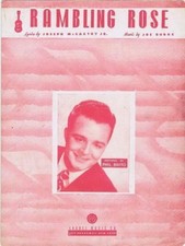 Rambling Rose, Phil Brito photo, 1948, Vintage Sheet Music
