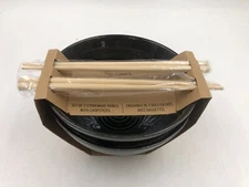 Potter's Studio Ceramic 6.5in Black Bowl Set with Chopsticks For 2 BB01B26013