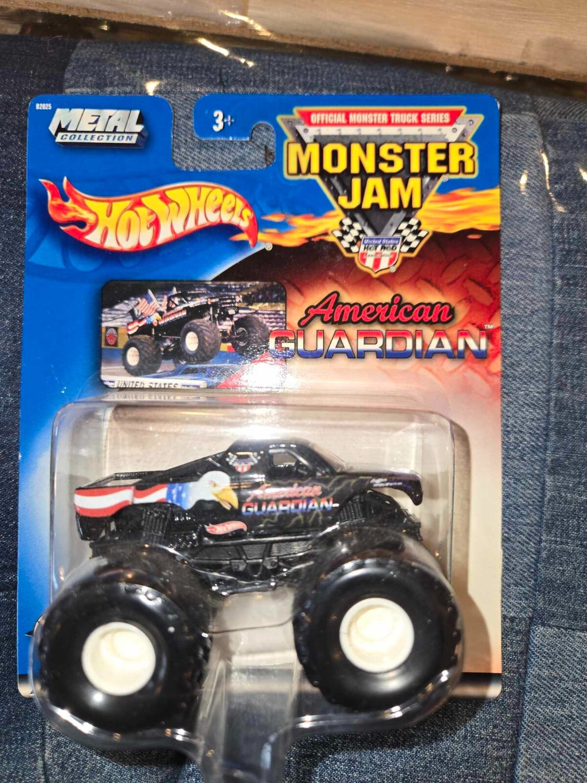 Hot Wheels Monster Jam 1:64 American Guardian Metal Collection New in Box