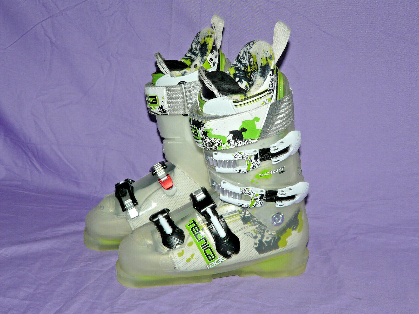 BOTAS DE ESQUÍ ALPINO TECNICA The Agent 130 Freeride para hombre talla 26,5 BSL 302 mm ITALIA