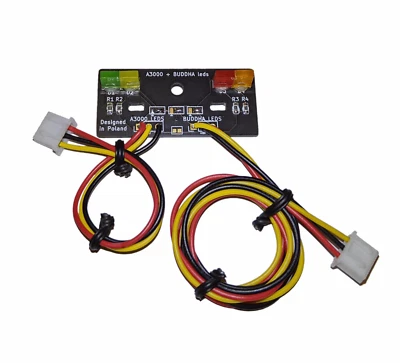 CHEAP ELECTRONICS SHOP LEDs de escritorio Amiga 3000 + LED de Buda de repuesto + 2x cables de alimentación LED