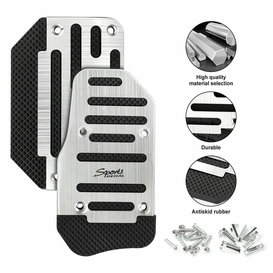 Universal Non Slip Automatic Gas Brake Foot Pedal Pad Cover Car Accessories Kits - Image 4 of 4